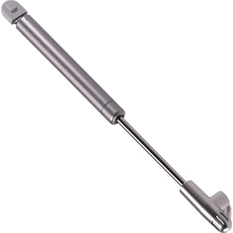 Compas pneumatique pour porte relevable – Charge 5 kg – Montage réversible – Réglage angle d'ouverture +10° – Compatible bois et aluminium