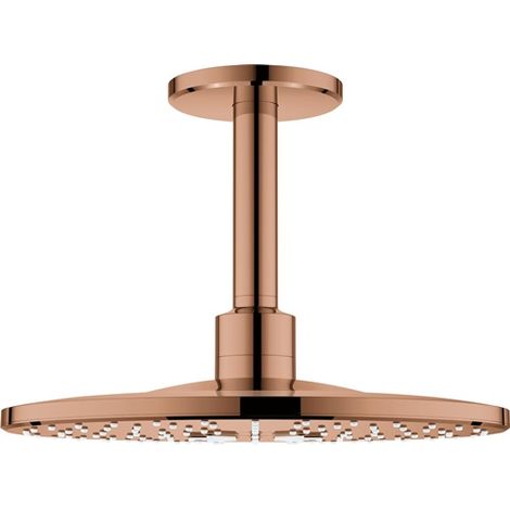 Grohe Rainshower SmartActive 310 Rainshower 310 SmartActive Conjunto de ducha de techo con brazo 142 mm, 2 chorros Bronze, 26477DA0 (1/3)