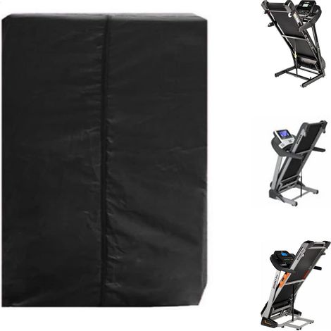 Housse de Tapis de Course Pliable, Housse Anti poussière Pliable pour Tapis de Course Coupe-Vent, imperméable à la Pluie, bâche (1/4)