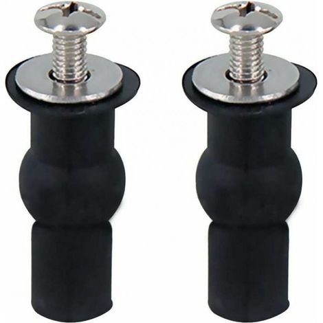 Toilet Seat Fixings Hinges Toilet Seat Fixing Accessory Fits All Toilets, M6 (1/5)