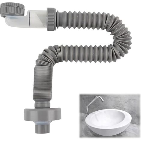 Sink Siphon Hose Replaceable Drain Hose