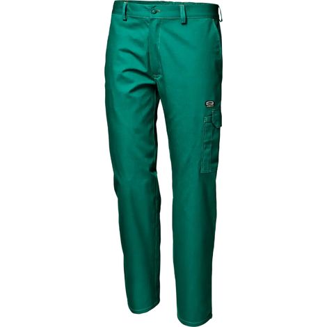 SIR SAFETY SYSTEM SYMBOL Pantalon de travail multipoches en coton vert Taille 40