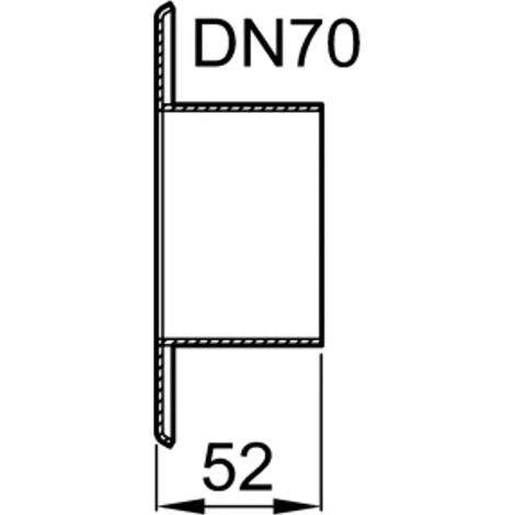 ACO Zulaufstutzen DN 70 fSinkamat-S/Z aus VA 1.4301, 0159.03.36