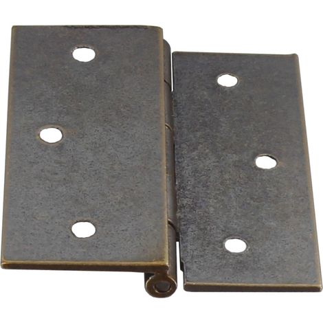 CERNIERA FRESATA 1/2 COLLO OTTONE BRON 60X50 MM- MARIVA- 24,0 pz