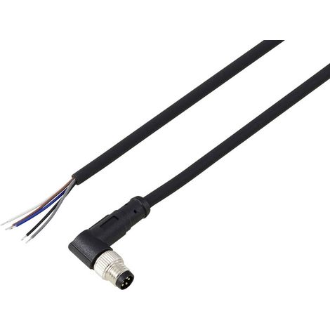 TRU COMPONENTS TC-13751876 Câble de raccordement M8 x 1 mâle, coudé 5 m Nombre de pôles: 5 1 pc(s) (1/3)