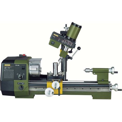Proxxon – Dispositif de perçage et de fraisage PF 230 – Colonne 35 x 400 mm – Tête pivotante 360° – Moteur PM puissant 140W – Pour bois dur
