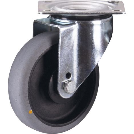 VARIOfit Lenkrolle 160 x 40 mm grau elektrisch leitfähig (1/3)