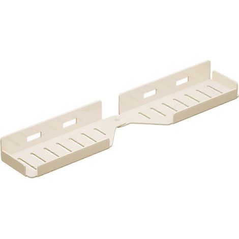 Étagère de salle de bain rotative, organisateur d'angle de douche sans perçage avec rainure en U, étagère de douche multifonctionnelle pour salle de bain (1/5)