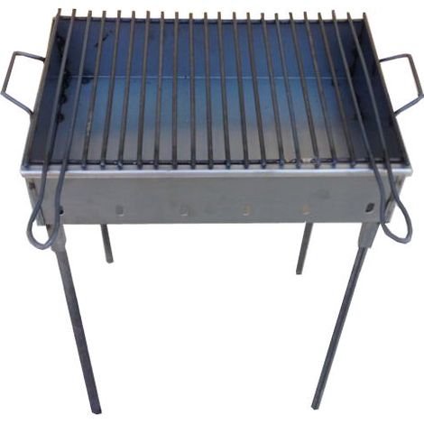 BARBACOA HIERRO 51CM LARGO (60=ASA A ASA) 33CM ANCHO-75CM ALTO