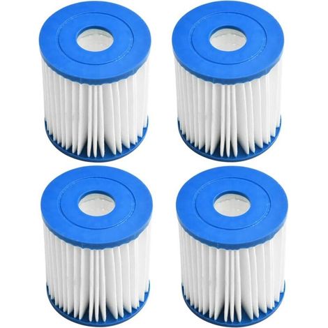 Lot de 4 filtres de rechange pour Intex, piscine 28601/28602 pour ensemble Intex Type H 29007E - Pour piscines hors sol et