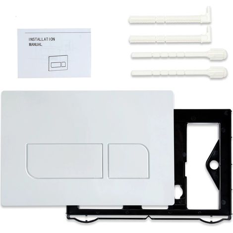 Toilet Spülpaneel Sigma01-50 kompatibel 115.770 für UP300/UP320 Tanks, weiß, Kunststoff, mit Doppelspülung