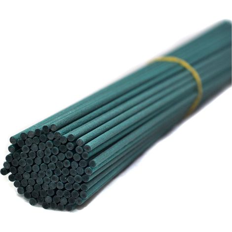 80 Stück Fasern stäbchen Reed Diffusor Stöcke Reed Sticks ätherisches Öl Aroma Diffusor Stöcke 3mm (30cm3mm, Grün)