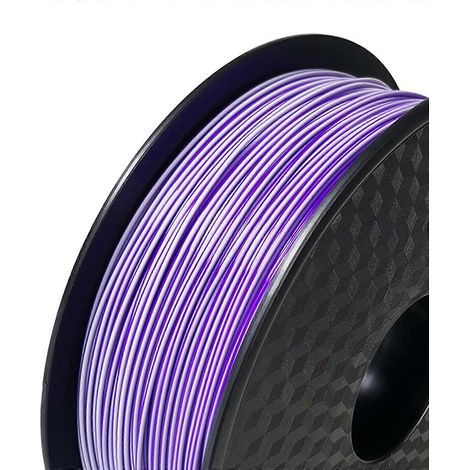PLA-Filament 1,75 mm 1,5 kg, zweifarbiges Seidenfilament für 3D-Drucker, hochwertiges Filament für den Zweifarbendruck, glänzendes und langlebiges PLA-Material.