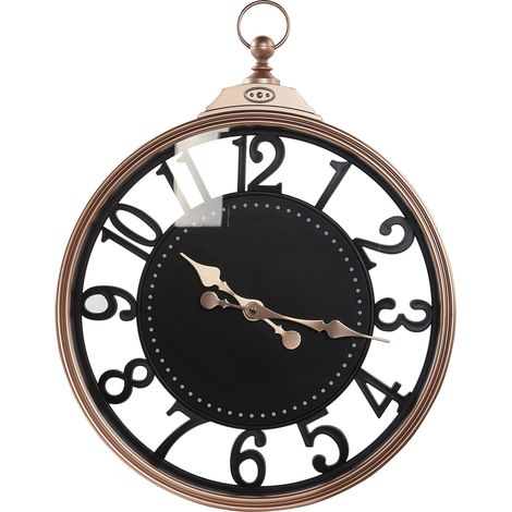 Wall Clock ALLOZA 44 cm Black