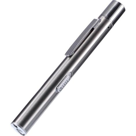 Mini USB flashlight with pocket clip, ultra-bright flashlight, waterproof, stainless steel, for home, workshop, repair, hiking (1/4)