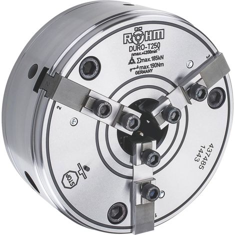 Röhm DURO-T 315, 3 mors, logement de centrage cylindrique, mors de base - 437486