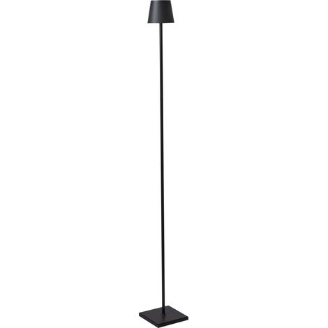 Lámpara de pie moderna hierro interior exterior negro Gavarresa