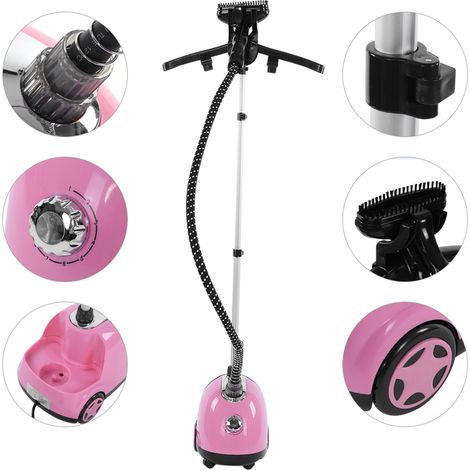 Défroisseur vapeur professionnel 1700 W, 1,7 L, pour vêtements et usage domestique. Fer à repasser vapeur anti-froissage. Prise UE 220 V. (1/5)