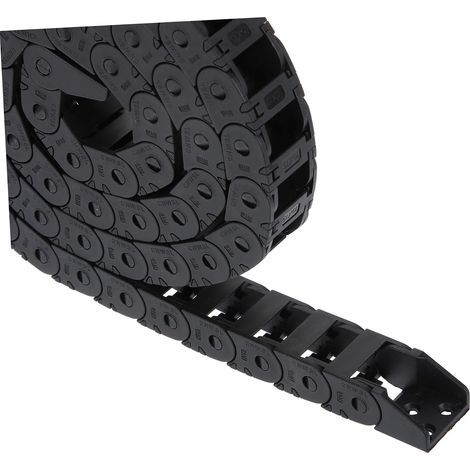Chaîne Porte-câbles Nylon Semi-fermée pour Imprimante et Routeur Cnc Facile à Ouvrir et Assembler Protection Flexible pour Câbles et Tuyaux Mouvement Alternatif (1/5)