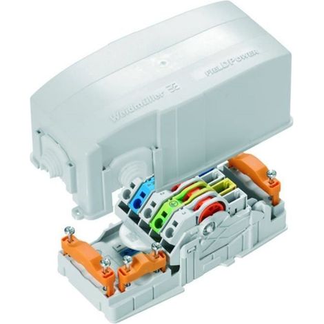 Caja de derivación Weidmüller powerterminal lg protección fija flexible