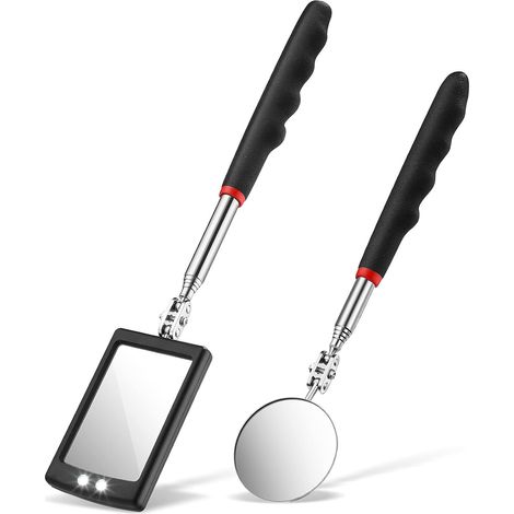 APEX Ensemble de 2 endoscopes dentaires télescopiques éclairés, endoscopes dentaires ronds extensibles en voiture avec LED, et outils de prélèvement éclairés, un cadeau d'anniversaire/fête des pères p (1/5)