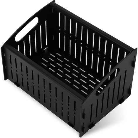 Jiubiaz Pelletkorb Kaminofen 28 cm Einzelkammer aus Metall mit Pelletschaufel (1/5)