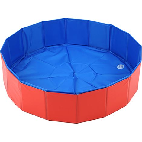 Piscine pliable pour animaux de compagnie, baignoire pour chiens et chats (1/5)