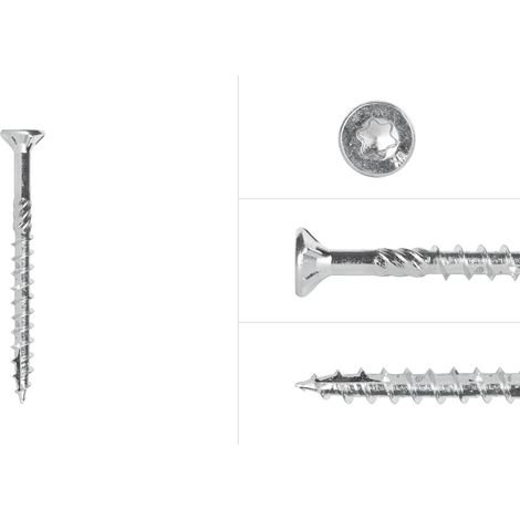 Spanplattenschrauben Verzinkt 3,5 x 50 mm Torx 15 Teilgewinde -
