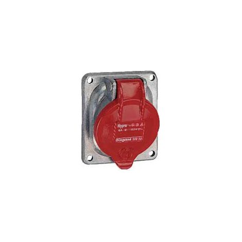 Prise fixe Hypra IP44 32A - 380V à 415V - 3P+T - métal - LEGRAND
