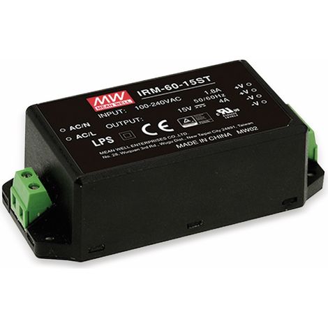Alimentation AC/DC MEAN WELL IRM-60-5ST, 5 V-/10 A, 50 W