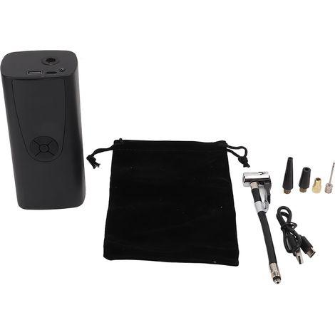 Compresseur d'air, gonfleur de pneus sans fil 150 PSI, 6000 mAh, rechargeable, avec lumière LED, pour voitures, vélos et ballons. (1/5)