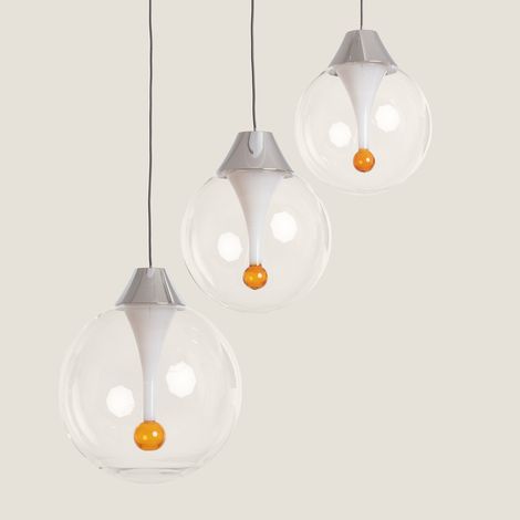Lampada a Sospensione LED 30W Liborina 3 Faretti Bianco