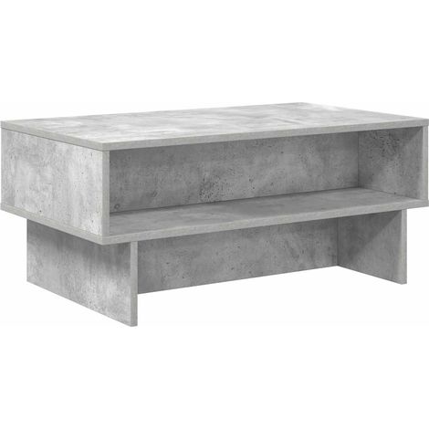 Maison Exclusive - Tavolino da salotto Grigio cemento 80 x 46 x 35 cm