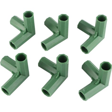 Connecteur de Cadre de Serre en Plastique pour Tuyaux de Clôture et Supports de Plantes (1/5)