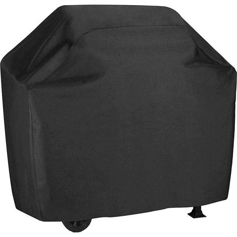 1 Housse de barbecue, Imperméable, Anti-UV, Résistante au vent, Nylon PVC, 148x61x122 cm, Protection extérieur (1/5)