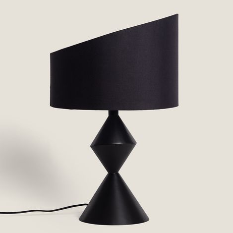 Lámpara de Mesa Metal Ryhall Negro