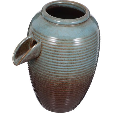 Fontaine Extérieur Pot De Céramique Cascade pour Jardin Jet Eau pour Bassin Extérieur Décoration Aquariophilie (1/5)