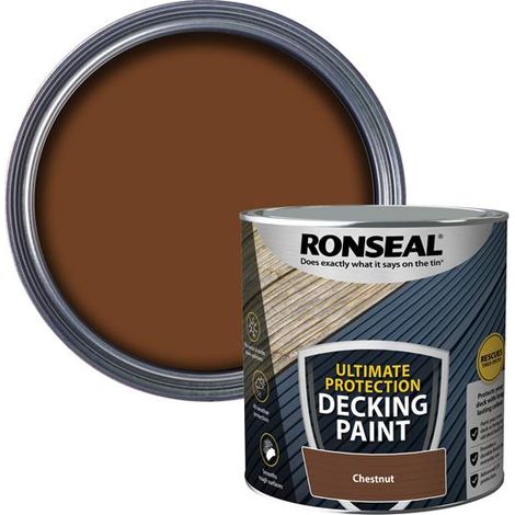 Ronseal Ultimate Protection Decking Paint - 2.5L - Chestnut