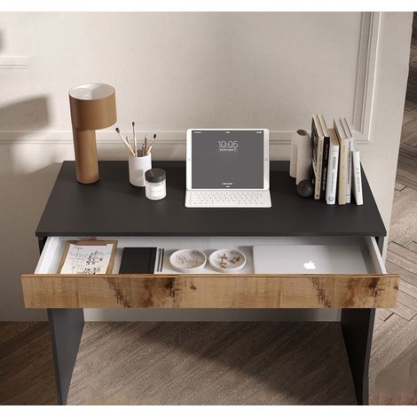 Scrivania 1 cassetto – design Funzionale e stile per Casa e Ufficio - Smile  L 110 X H 76 X P 50 (1/3)
