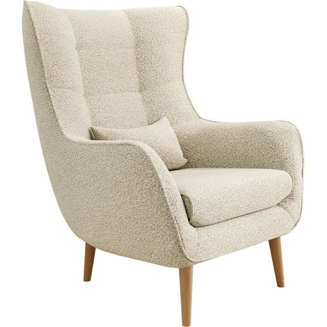 Sillón Comfivo Ulmus VI, Lambi 08, 106x80x95cm, Tapiz, Patas: Madera, 0, Parcialmente montado (1/5)