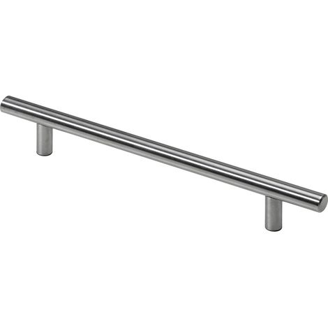 Hettich Möbelgriff Edelstahl 220 mm matt - 1 Stück Möbelgriff
