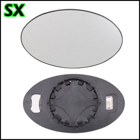 Piastra vetro specchio termico lato sx-guidatore mini art5354