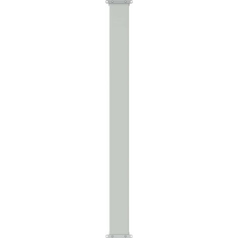 Toldo lateral retráctil Beige 500 x 100 cm Poliéster vidaXL