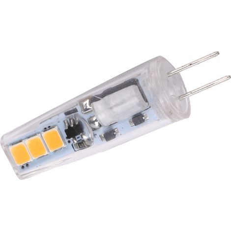 2W 200LM 2835 G4 Glühbirne AC/DC 12V Mini-PC-Lampe für Wohnraumleuchten, Kronleuchter, Deckenlampen, Warmweiß 2700K–3200K (1/5)