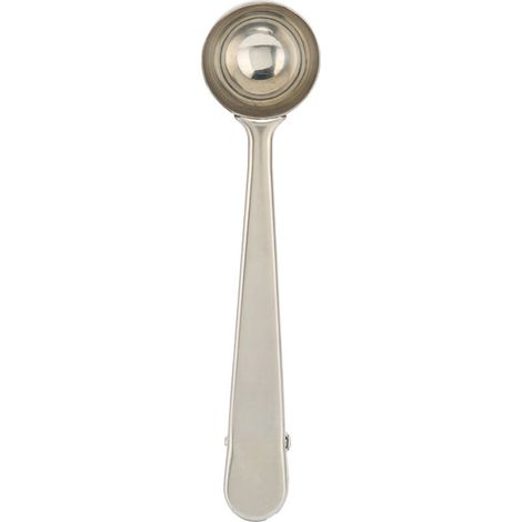 Wakects Cuillère à café Doseuse, 15 ML en Acier Inoxydable Grain de café Doseur Cuillère à Soupe Lait Sucre Poudre Cuillère à café Bonne Cuillère à Mesurer avec Clip scellé pour Maison (1/5)