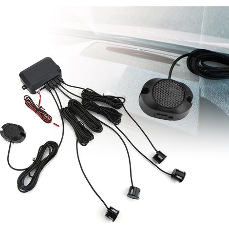Kit capteur de stationnement radar de recul 12V avec sonde d'avertissement sonore et indicateur pour voiture (1/5)