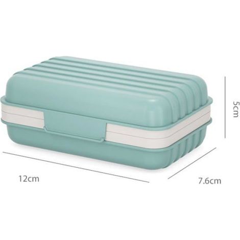 Porte-Savon de Voyage avec Couvercle, Plastique, Étui pour Salle de Sport ou Déplacement (1/5)