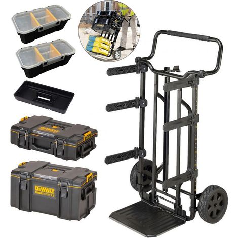 Dewalt 1-70-324 3 in 1 Toughsystem 2.0 Stackable Tool Box Trolley DS166 DS300