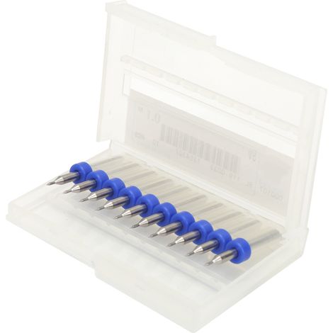 Lot de 10 forets nettoyeurs buses imprimante 3D carbure de tungstène 0,1 mm accessoire machine impression (1/5)