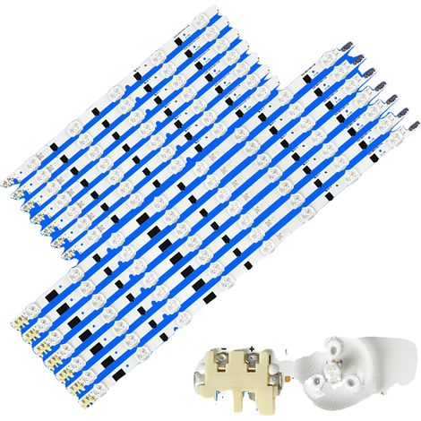 LED-Hintergrundbeleuchtungsstreifen, Länge 802mm, Spannung pro LED 3V, 13 LED-Perlen pro Streifen, Neuwertiger Zustand, Kompatibel mit 39-Zoll (1/5)